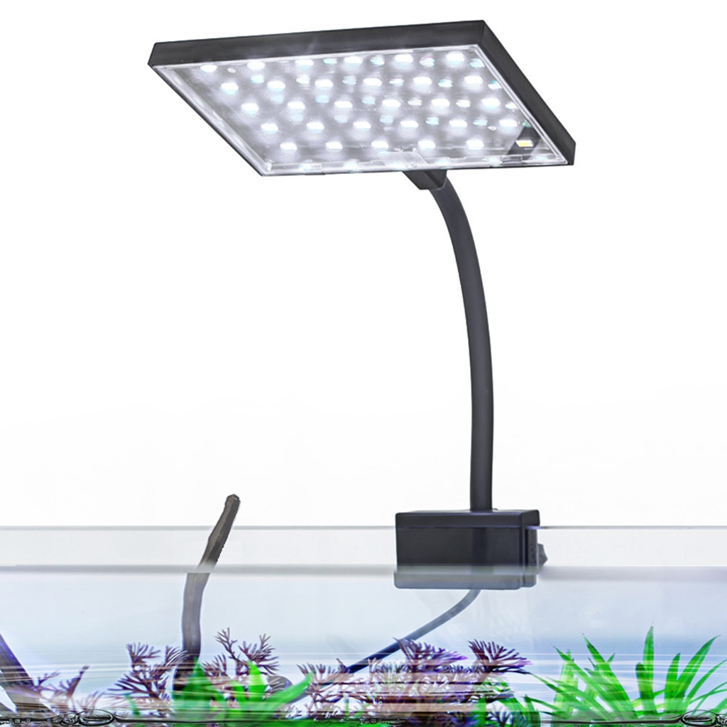 โคมไฟ 13W สามารถปรับได้360° โคมไฟตู้ปลา LED RGB โคมคลิป กันน้ำสำหรับปลูกพืช Aquarium Fish Tank Light