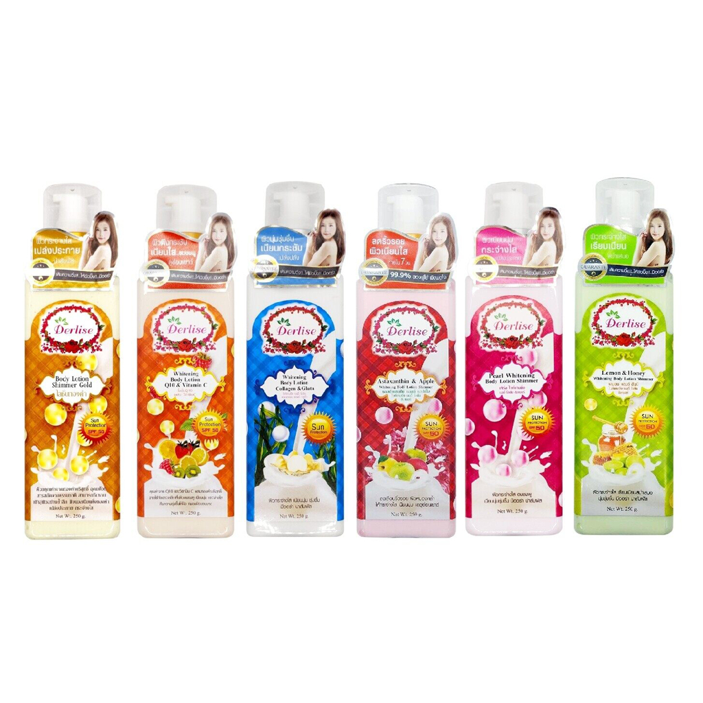 Derlise Whitening Body Lotion SPF50++ 250g เดอลิเซ่ บอดี้ โลชั่น โลชั่นทาผิว