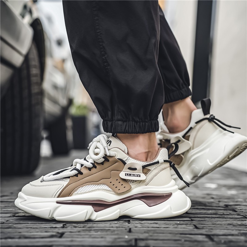 【Venous】2025 New รองเท้าผู้ชายแฟชั่นเกาหลี รองเท้าผ้าใบผู้ชายแบบเป็นกันเอง รองเท้าผ้าใบกีฬาสำหรับผู้ชาย