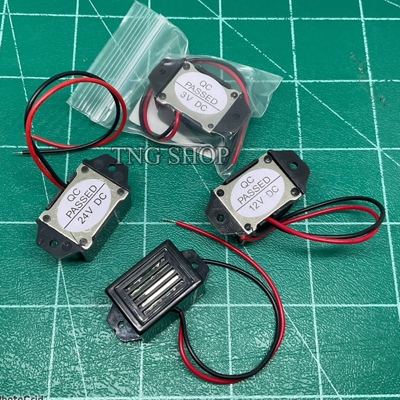 BUZZER บัตเซอร์.3V 12V. 24V (ราคาต่อ1ตัว)