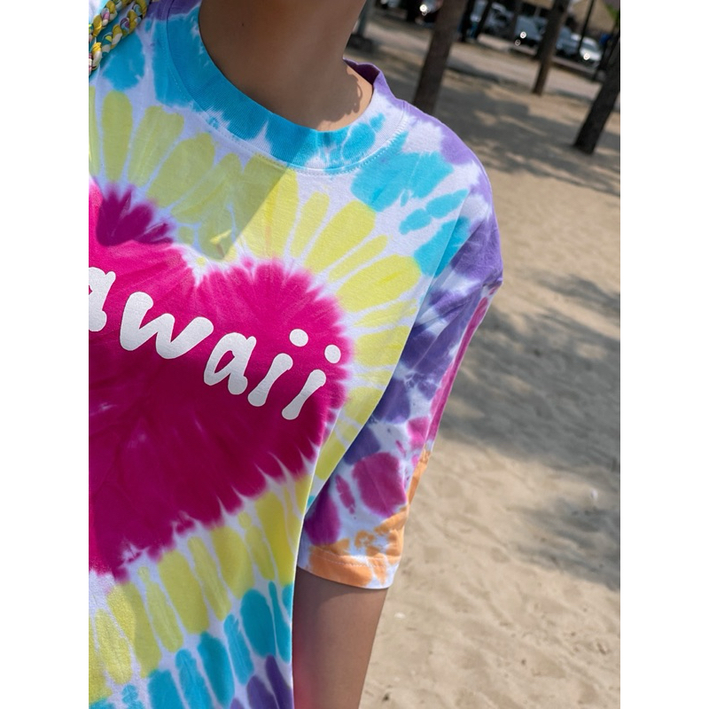 TGT | tie dye tee  ✨ ราคา ถูกที่สุด ดีลบีเคเค แกลเลอรีภาพที่ 4