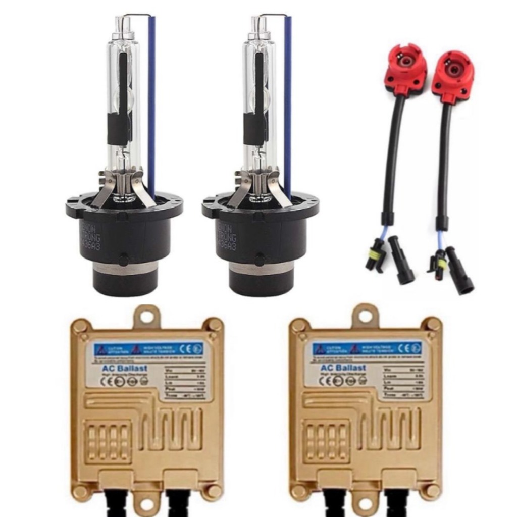 King-Carmate ชุดหลอดไฟหน้ารถยนต์ D2R XENON 55W 6000K  หลอดไฟ+บัลลาสต์+ซ็อกเก็ต เป็นชุด1คู่ สินค้าขาย