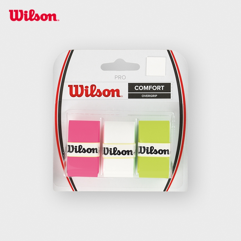 WILSON Pro Overgrip เทปพันด้ามไม้เทนนิส 3 Pack WRZ401500 Official Store
