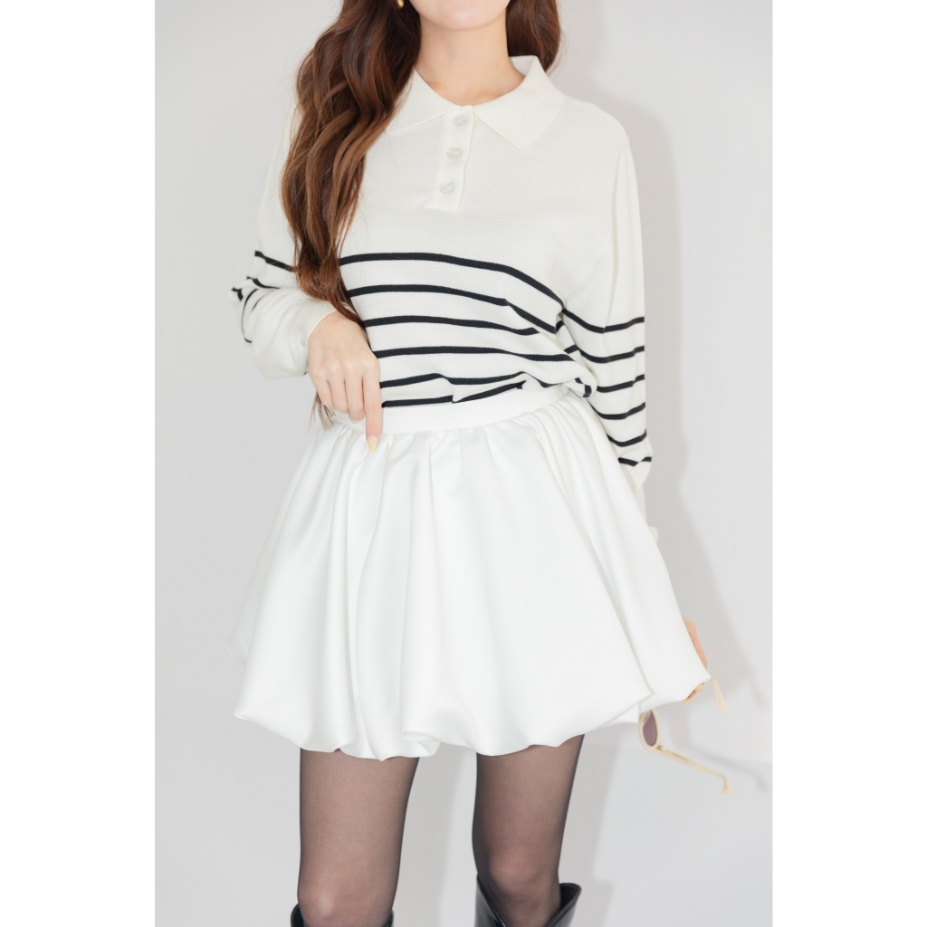 PUDDING SKIRTS   กระโปรงบอลลูนตัวสั้นทรงสวย ผ้าดีคุณภาพมากๆค่า ทรงสวย กำลังพอดี แมทซ์สวยมากก