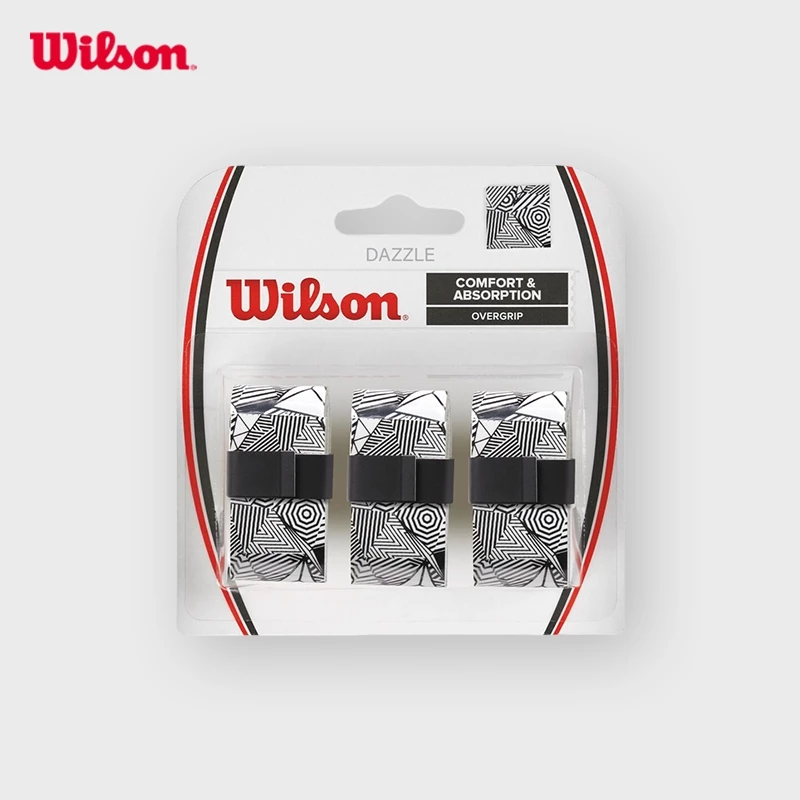 WILSON Dazzle Overgrip เทปพันด้ามไม้เทนนิส (Comfort and Absorbent)