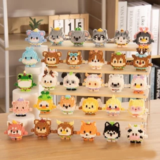 ของเล่นบล็อคตัวต่อ ตัวต่อ รูปสัตว์การ์ตูน 3D น่ารัก ของเล่นเด็ก ของขวัญสำหรับเด็ก