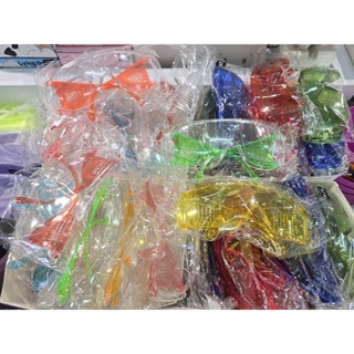 แว่นสงกรานต์ แว่นกันน้ำ แว่นตาเล่นน้ำ หลากหลายสี
