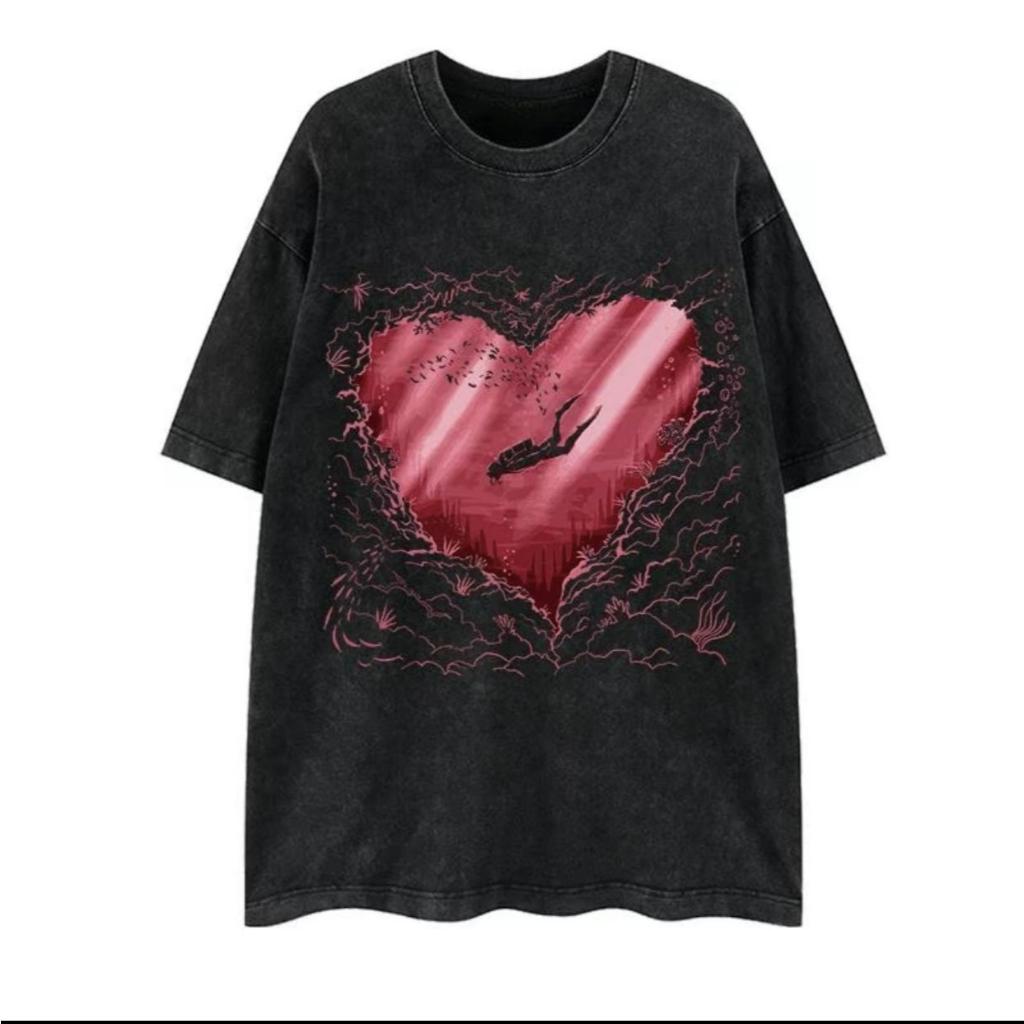 (F24)เสื้อคอตตอนวินเทจเท่ๆสามารถใส่ได้ทุกเพศทุกวัย