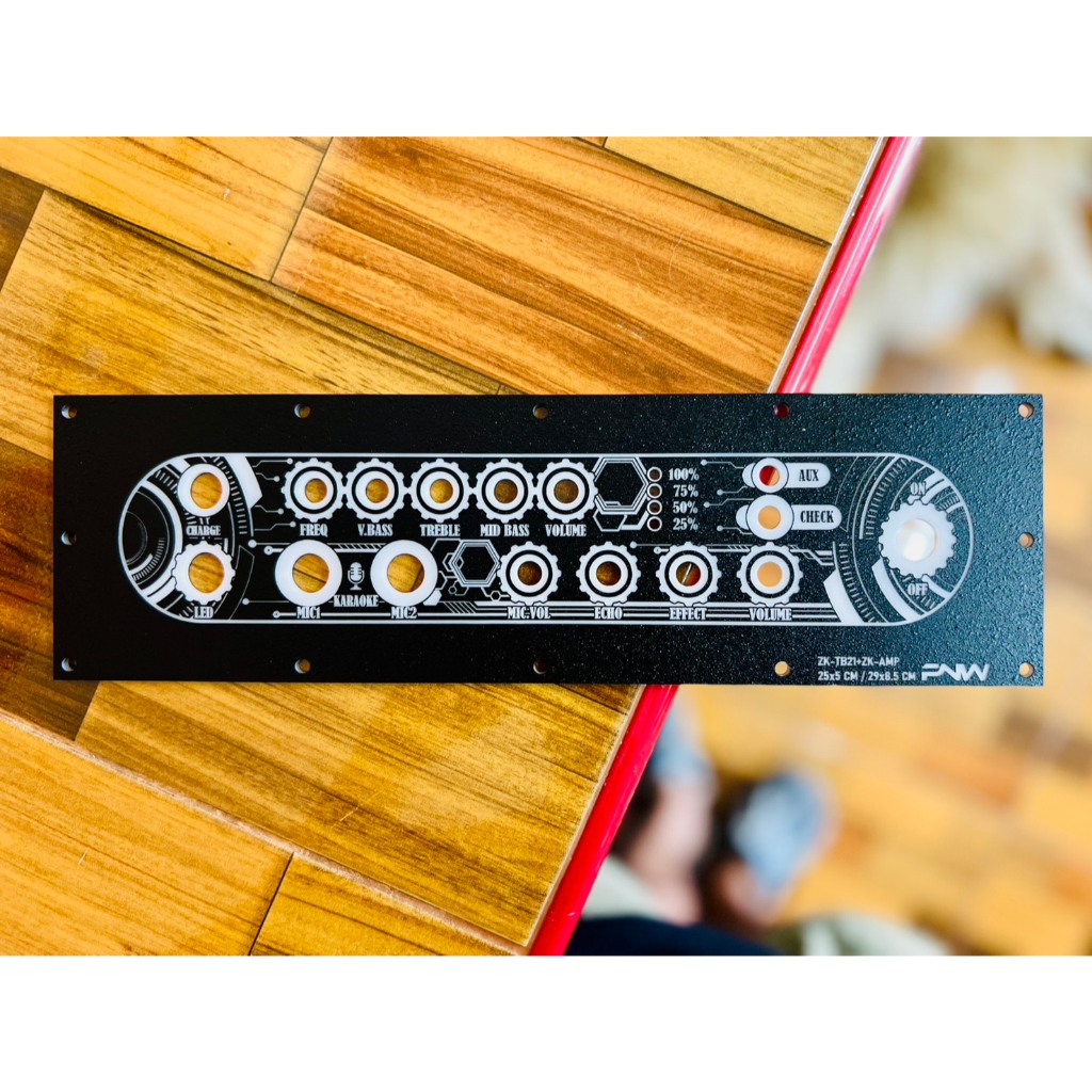 เพลทไฟ TB21/TB21F/ST21/APTX1+AMP ไม่ย้าย ช่องเพลท 25x5 CM TB21AMP-255-7