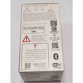 Wiz หลอดไฟเปลี่ยนสี led ขั้ว E27 2ดวง แถมรีโมท 16 ล้านสี 8.5w วัตต์ ของแท้ ประกันศูนย์ 2 ปี