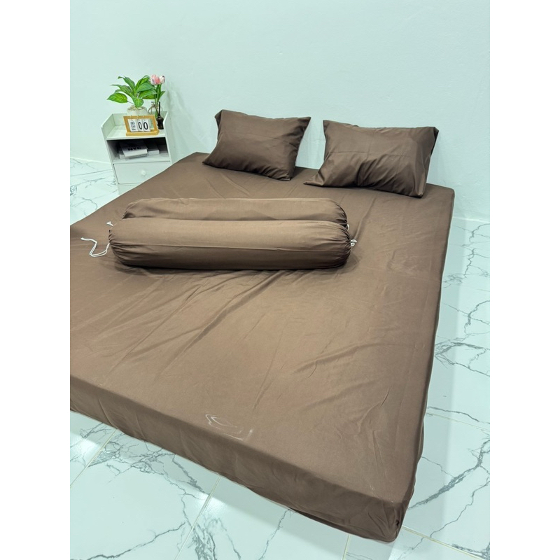 ผ้าปูที่นอนสีพื้น(ชุด5ชิ้น)