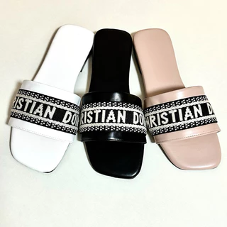 (09) CT รองเท้าแตะแบบสวม มาใหม่ พร้อมส่ง 4 สี (36-45)