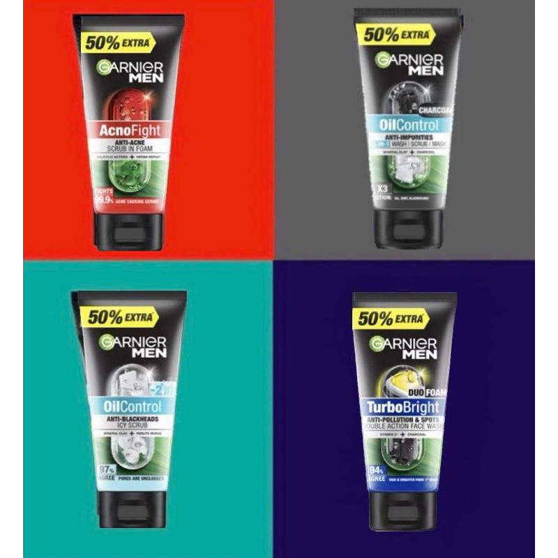 การ์นิเย่ เมน  โฟม 150มล GARNIER MEN FOAM โฟมล้างหน้า โฟมผู้ชาย