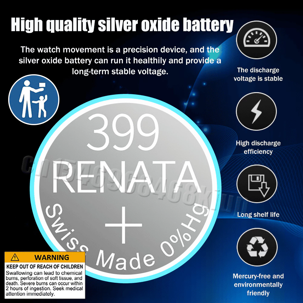 ถ่านนาฬิกา RENATA 399 / SR927W 1.55V thumbnail 5