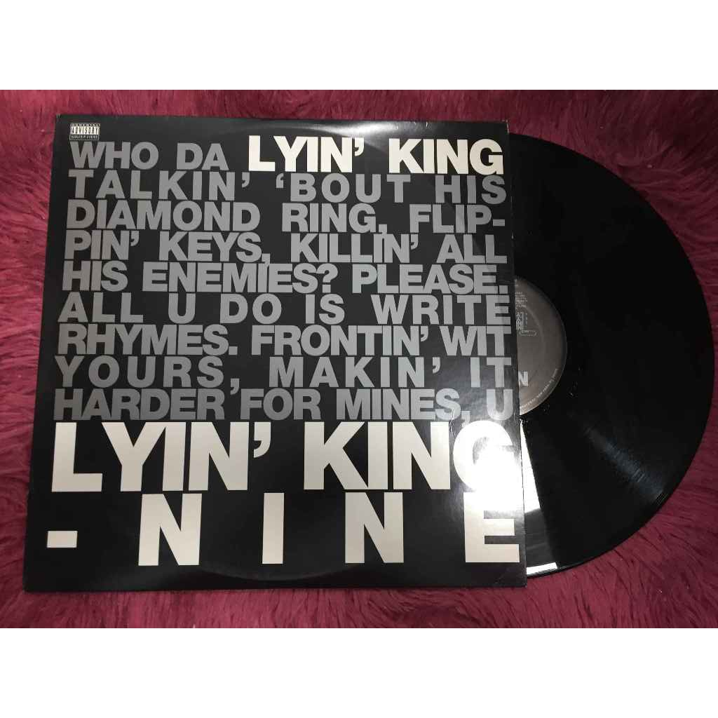NINE - LYIN' KING / INDUSTRY PARTY ขนาด 12 นิ้ว LP A77