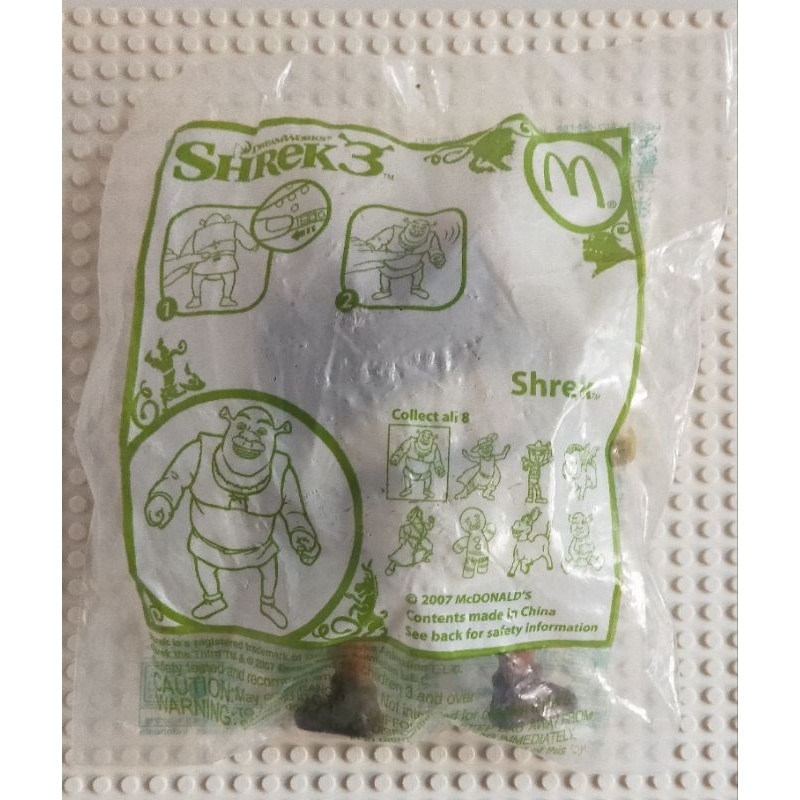 McDonalds Happy Meal Toys Shrek 3
