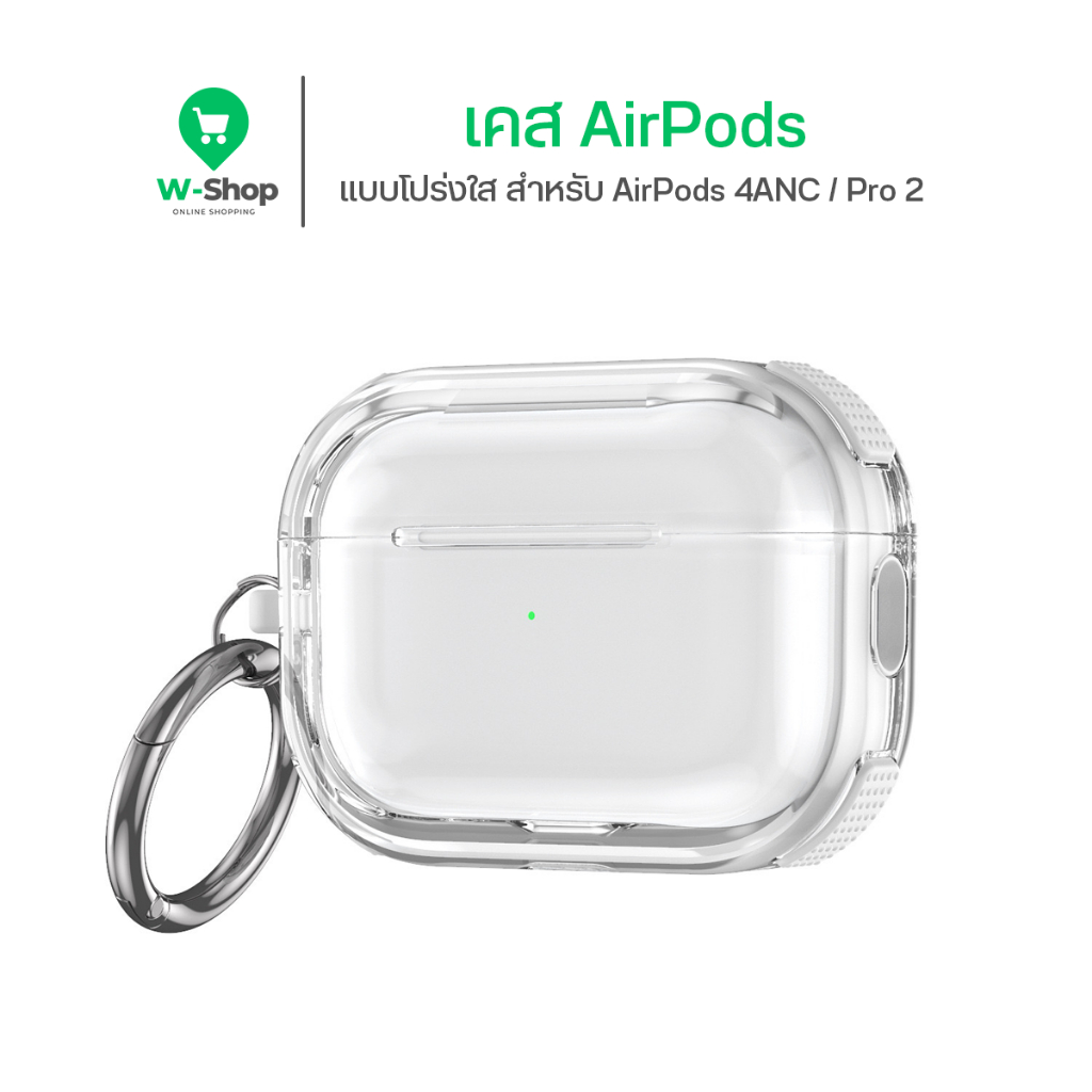 Guardio เคส AirPods 4 Case รุ่น Transparent โปร่งใส ยางกันกระแทก สำหรับ AirPods Pro2 / 4 / 4ANC