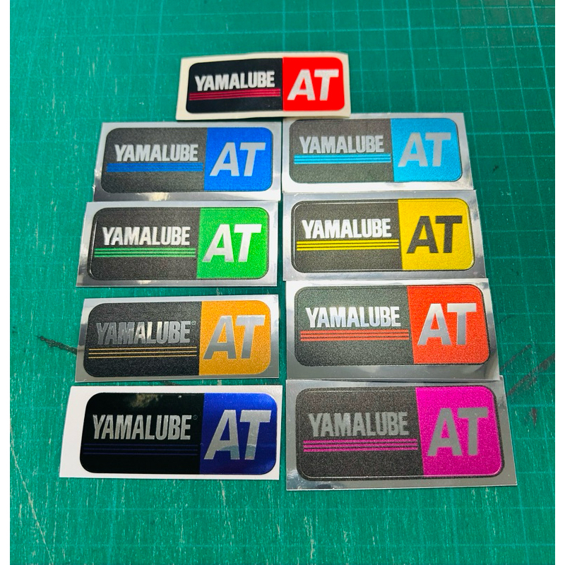 sticker YAMALUBE AT โคเมี่ยมuv