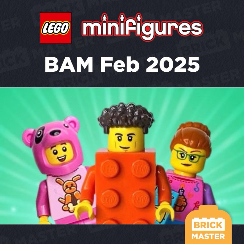 LEGO BAM VALENTINE 2025 : Build a Minifigure from Official Store limited มินิฟิก วาเลนไทน์ (ของแท้ พ