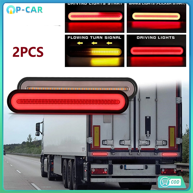 ไฟท้ายรถบรรทุกเล็ก12v-24v ไฟท้าย ไฟท้ายรถบรรทุก 3 in 1 LED รถบรรทุกไฟเบรคหยุดไฟสัญญาณ