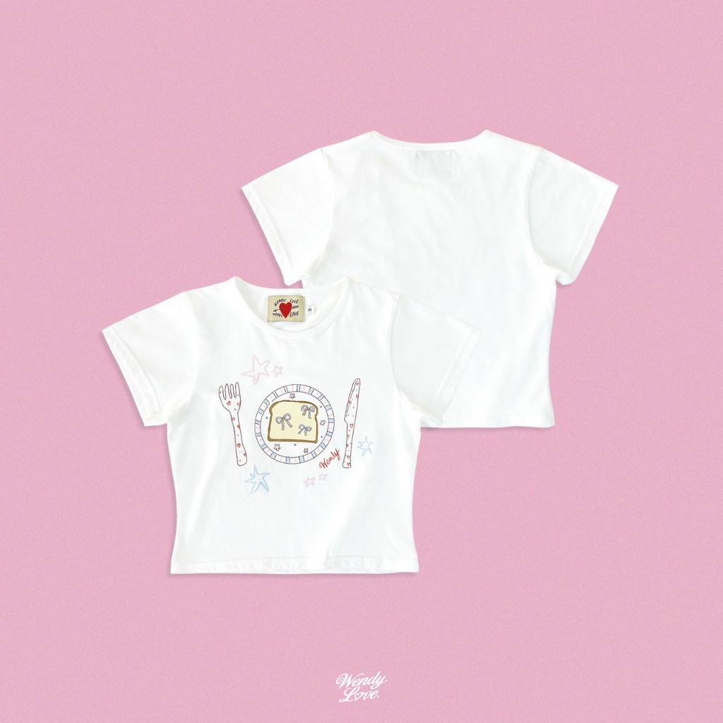 WENDYLOVE | Wendy Bruch Baby Tee เสื้อยืด baby tee สุดน่ารัก