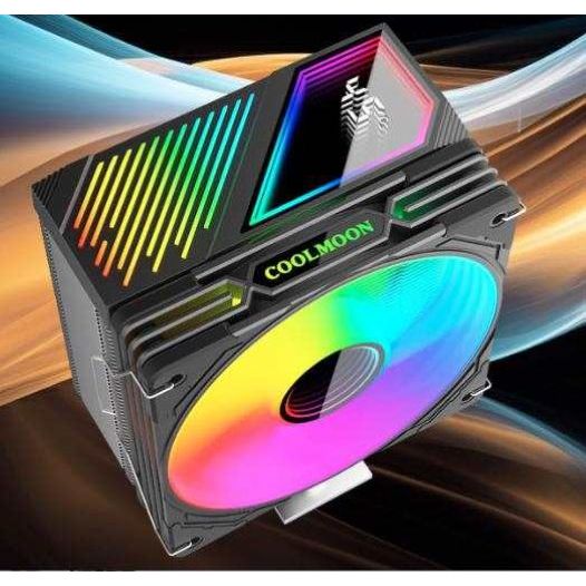 Heatsink Coolmoon GT400 Digital ARGB CPU Air Cooler Intel/AMD  AM4 / AM5 LGA 1851 / 1700 / 1200 / 115x / 1366/