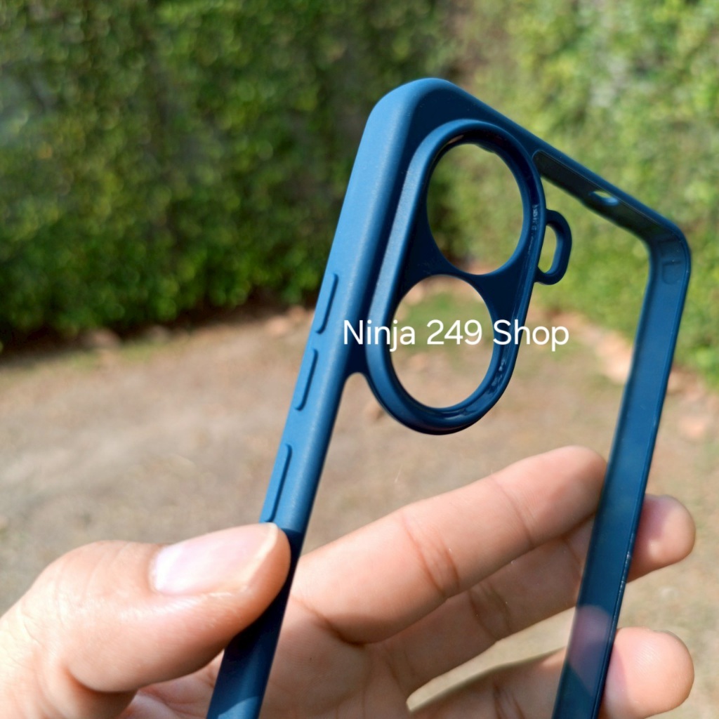 เคส สำหรับรุ่น Poco X7 Pro 5G (เฉพาะรุ่น Pro เท่านั้น) ขอบซิลิโคน+หลังพลาสติกใส #POCO X7Pro - รูปที่ 2