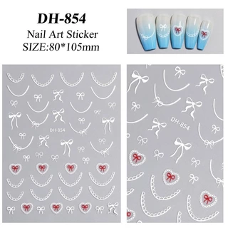 K2.สติ๊กเกอร์โบว์ งานสวย ๆ แบรนด์ Nail Decal พร้อมส่งทุกวันจากไทย