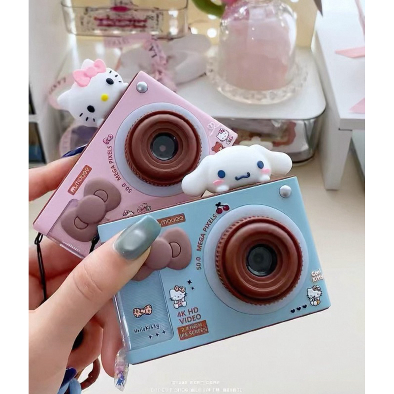 (ใช้โค้ดลด 30%) พร้อมส่งที่ไทย กล้องดิจิตอลซานริโอ้📸⭐️💜Kuromi&Cinnamoroll รุ่นใหม่ มาพร้อมเมม32g มีหลากฟังก์ชั่น