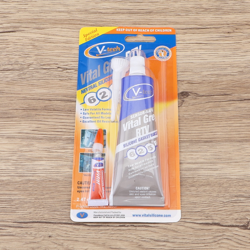 กาวประเก็นเสื้อสูบ 1หลอด/1หลอด+กาว520 ประเก็น กาวแดง ทาประเก็น ขนาด 85 กรัม สินค้าใช้ดี - รูปที่ 4