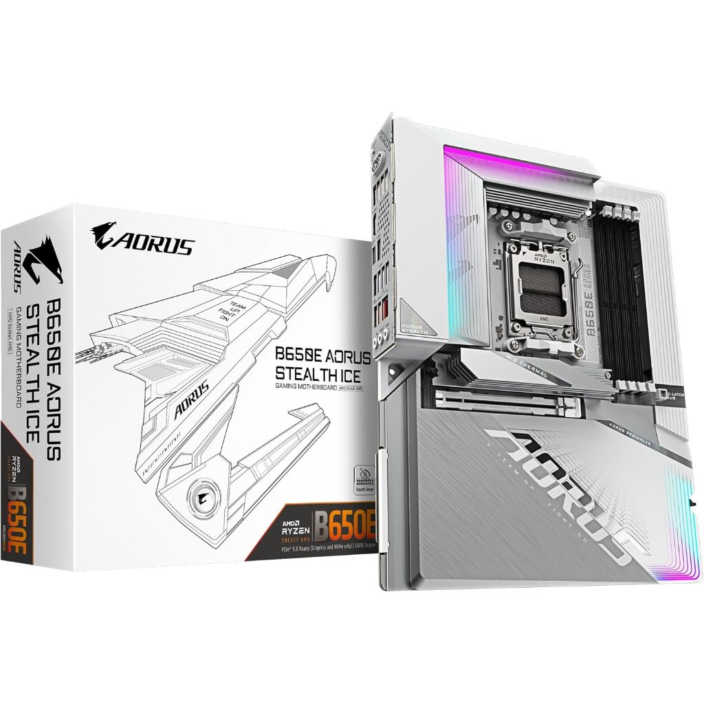 GIGABYTE B650E AORUS STEALTH ICE *เมนบอร์ด