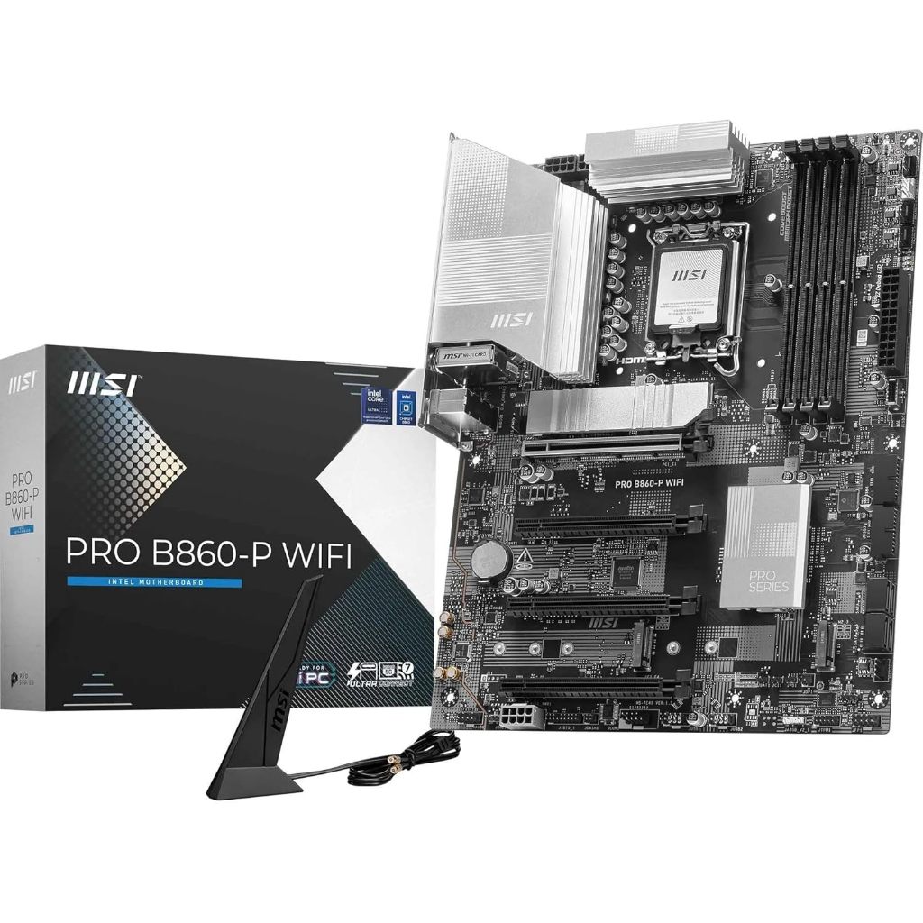 MAINBOARD (เมนบอร์ด) MSI PRO B860-P WIFI (INTEL SOCKET 1851 DDR5 ATX)
