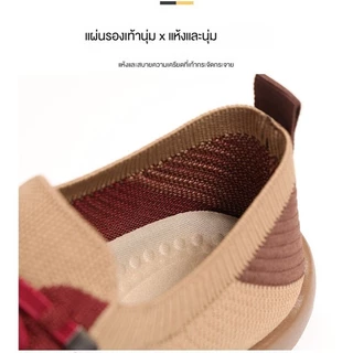 รองเท้าผ้าใบลำลองผู้หญิง แบบสว น้ำหนักเบา ใส่สบาย