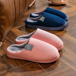 🔥ลดล้างสต็อก🔥 รองเท้าใส่ในบ้าน พื้นยาง กันลื่น รองเท้าสลิปเปอร์ กันลื่น slipper สีพื้น กันหนาว ใส่สบาย พร้อมส่ง