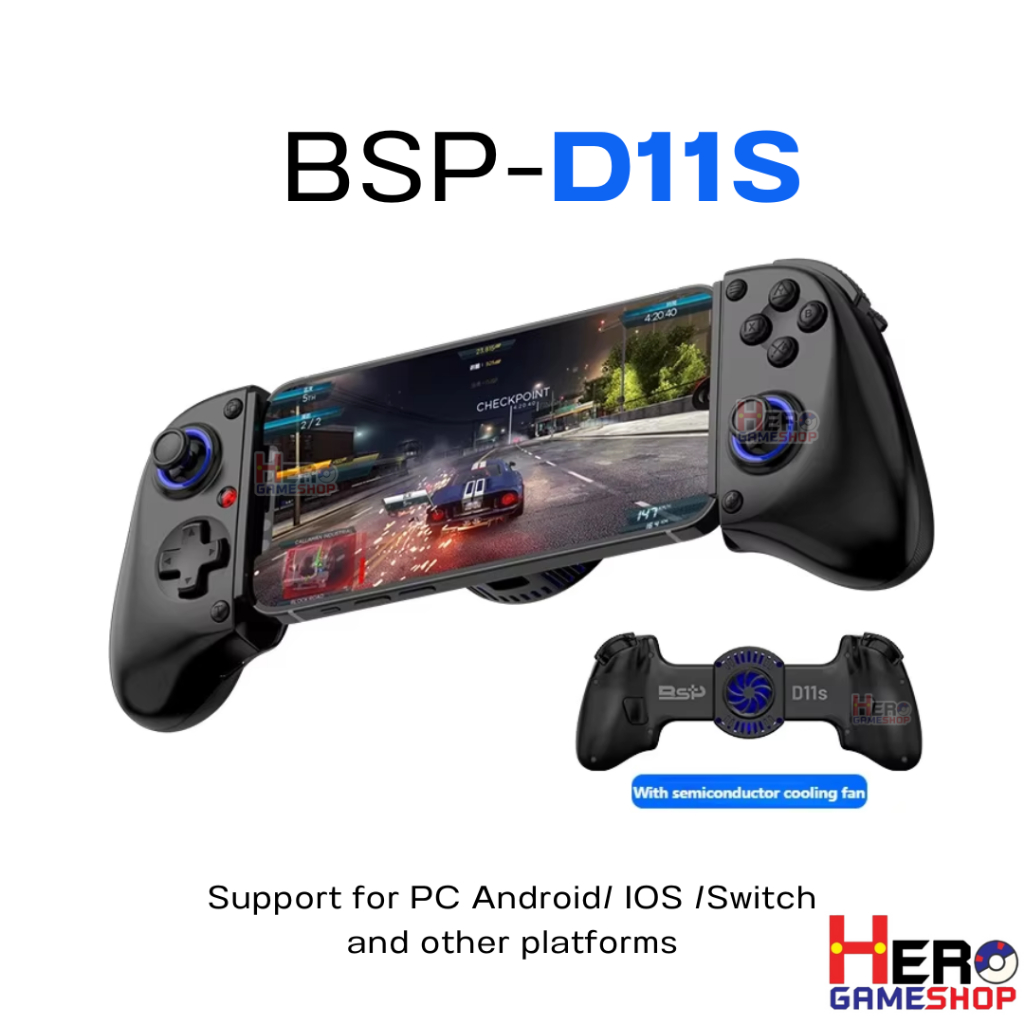 BSP-D11 🇹🇭พร้อมส่งในไทย🇹🇭 ต่อได้ทุกเครื่อง จอย ios / Android / PC / Nintendo Switch / Ps5 / Ps4