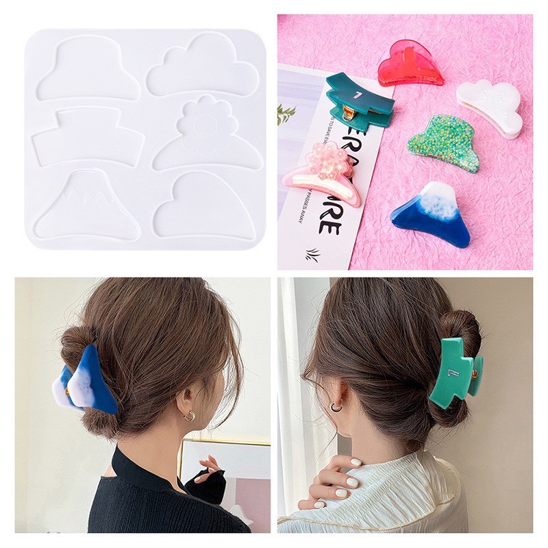แม่พิมพ์กิ๊บติดผม หนีบผม กิ๊บสีทอง เครื่องประดับdiy
