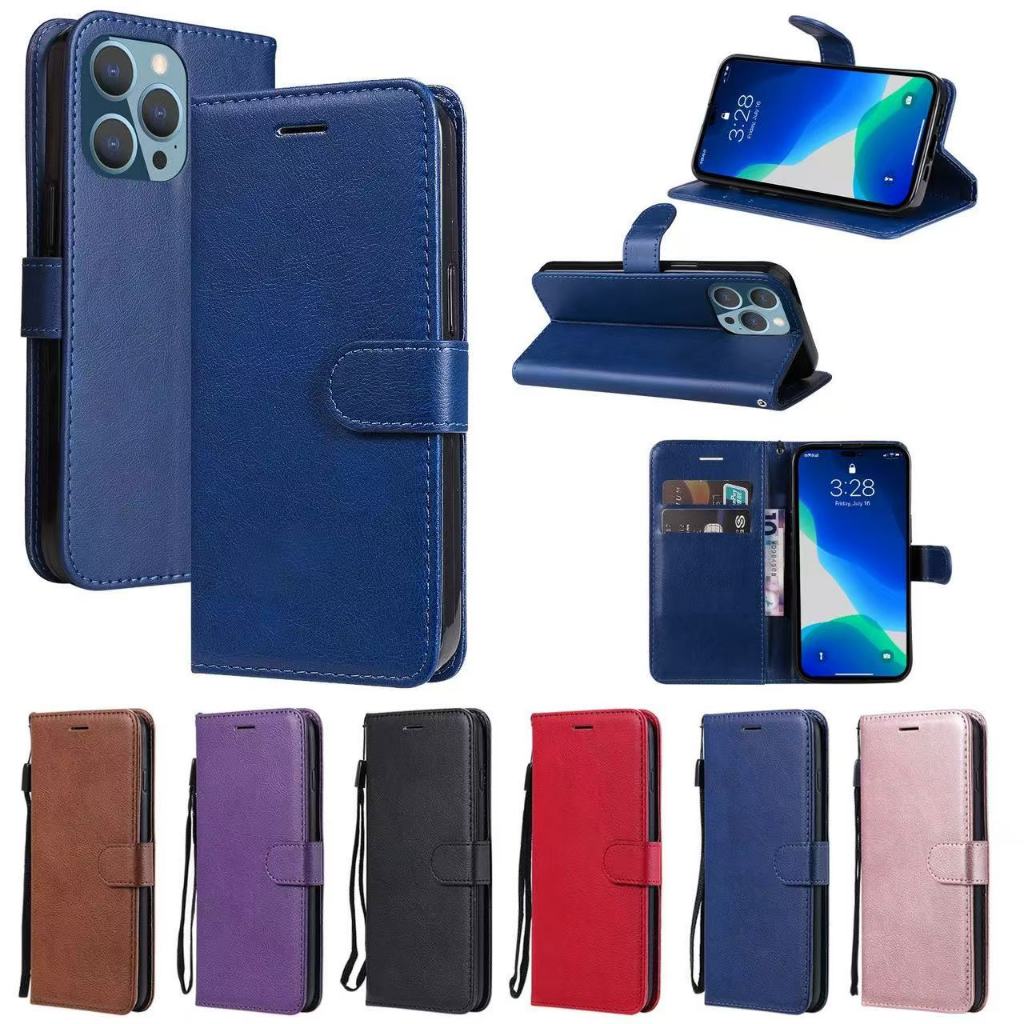 เคสฝาพับ กระดุม สำหรับ iPhone 17 17Pro Max 17Air 16 16Pro Max i15 15Pro Max 14 14Pro Max i13 13Pro M