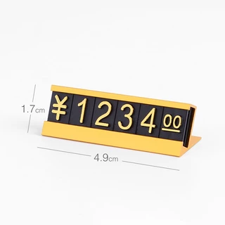 16 ชุด เซตป้ายราคา กรอบราคาอลูมิเนียมอัลลอยด์ ป้ายราคาสินค้า minimal ป้ายราคาเครื่องประดับ ป้ายราคาเสื้อผ้า
