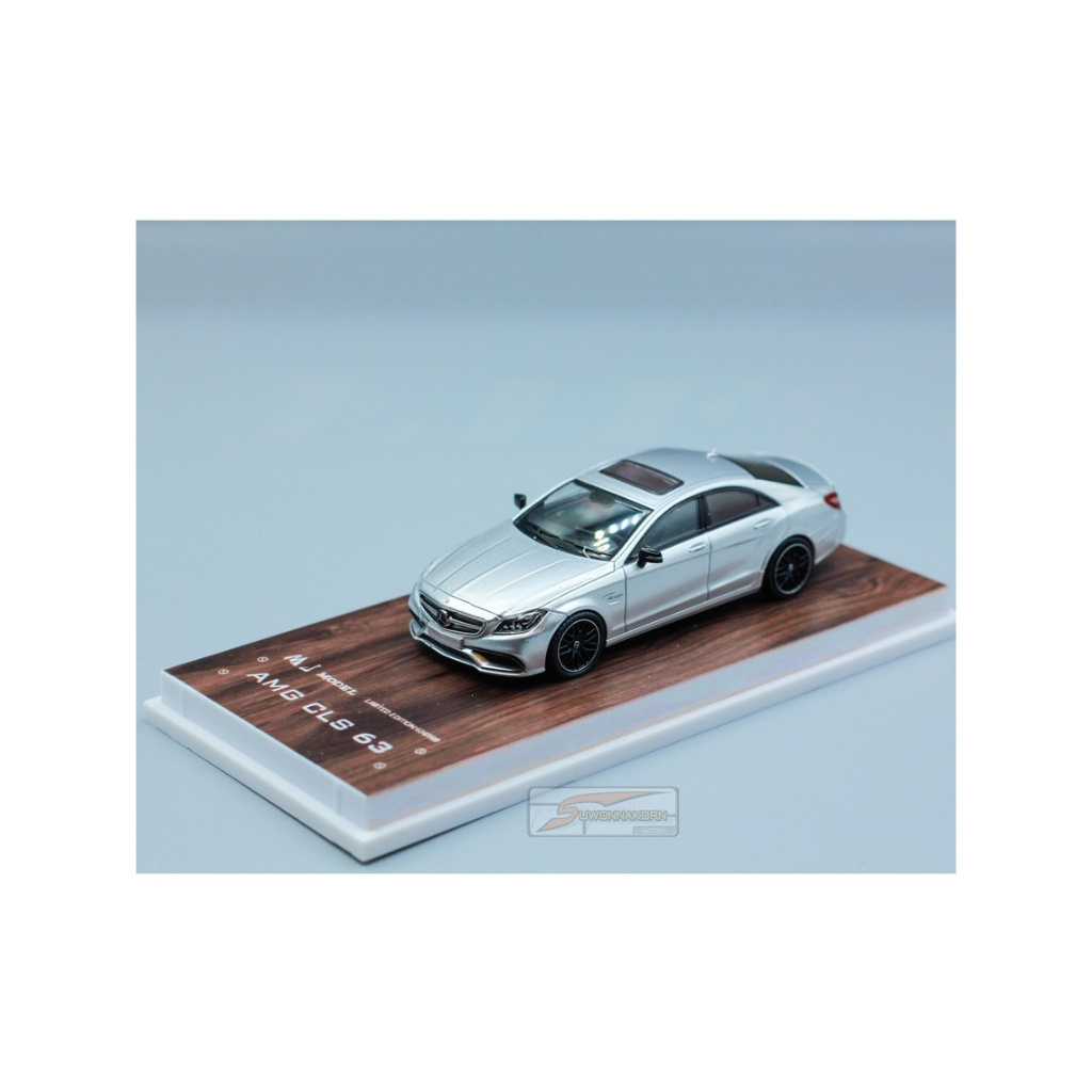 MJ MJ64-BENZ-CLS63-S  1/64 Mercedes Benz AMG CLS 63 Silver