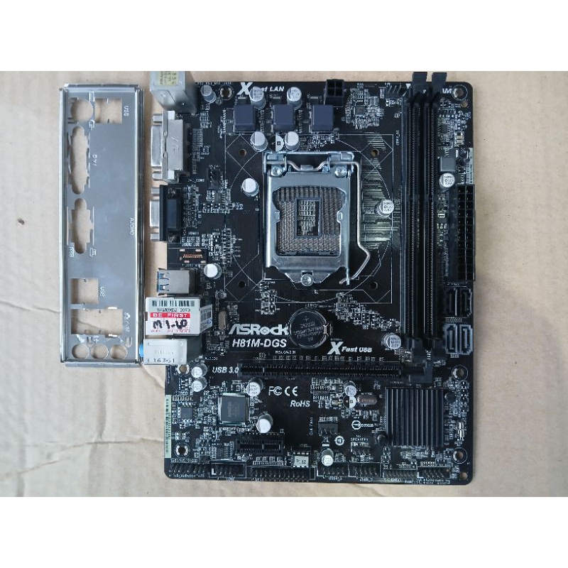 Mainboard 1150 ASROCK H81M-DGS R2.0 รองรับ Intel Gen 4