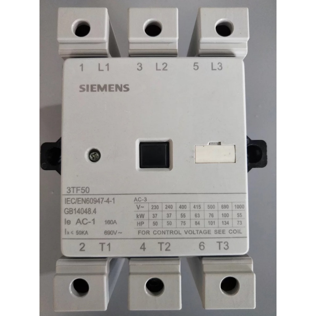 Genuine Siemens 3TF50(0xQ0)380V AC Contactor 3TF5022-0XM0 0XF0 0XQ0 220V110A