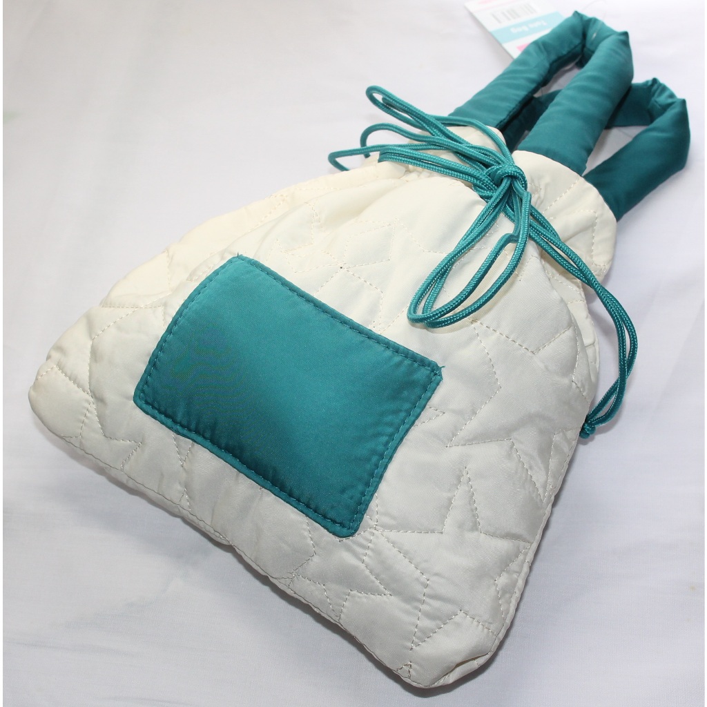 【Direct from Japan】TokyoGirlsCollection×Daiso Drawstring Tote Bag (Aqua)