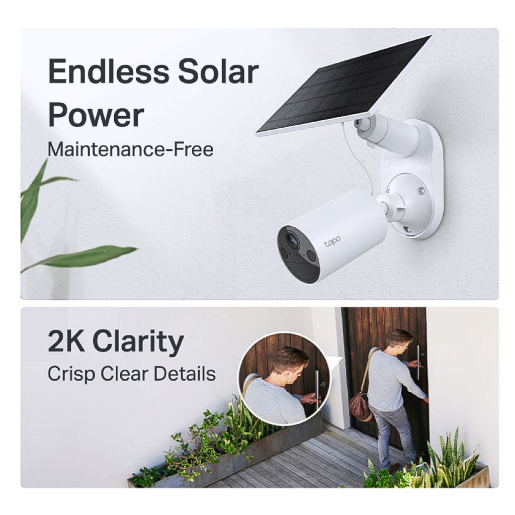 TP-Link (Tapo C410 KIT ,C425 KIT) Solar-Powered Security Camera Kit