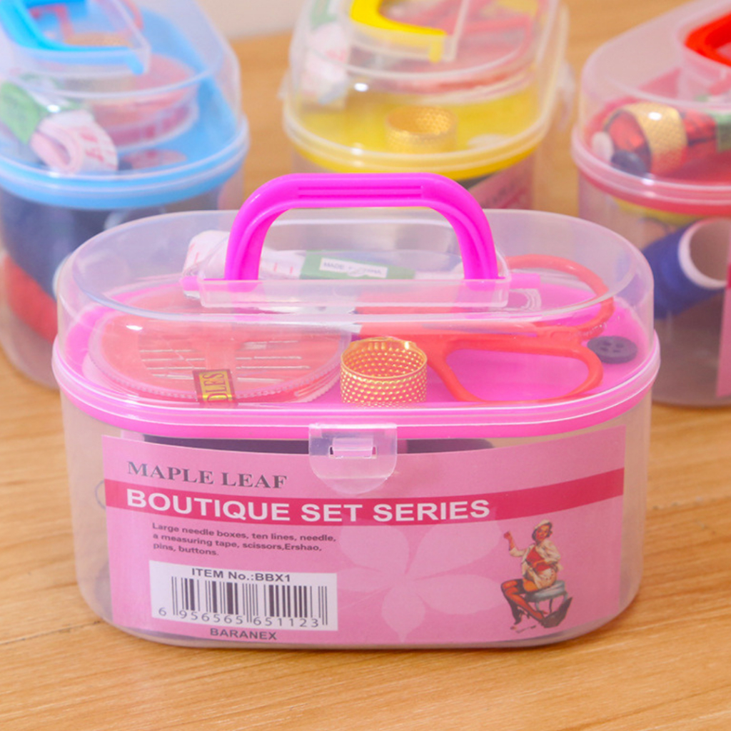 At.Store อุปกรณ์เย็บผ้า ชุดเข็มและด้าย ที่เย็บผ้า เข็ม ด้าย  ขนาดเล็ก คละสี