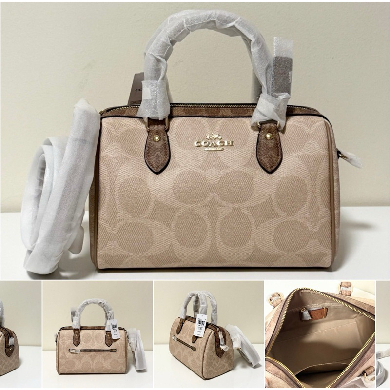 รุ่นใหม่และรุ่นเก่า ROWAN SATCHEL IN SIGNATURE CANVAS CH280 CH486 CR122 หมอน
