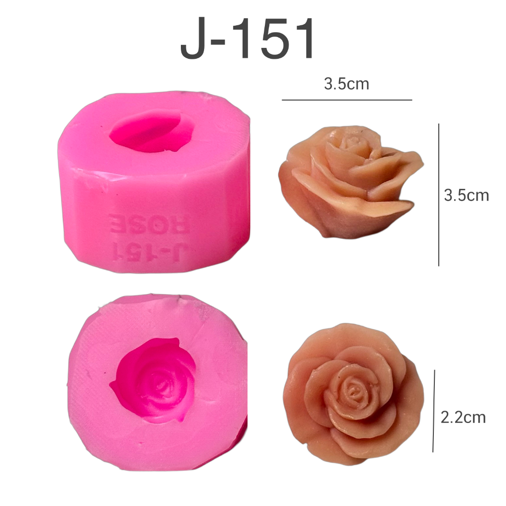 กุหลาบ 3มิติ กุหลาบวาเลนไทน์J-151