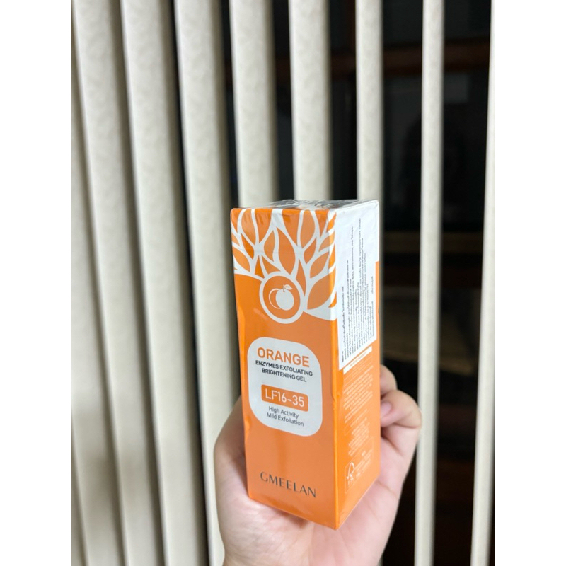 ของใหม่ Gmeelan ORANGE ENZYMES EXFOLIATING BRIGHTENING FACIAL PEELING GELผลัดเซลล์ผิวด้วยเอนไซม์สีส้