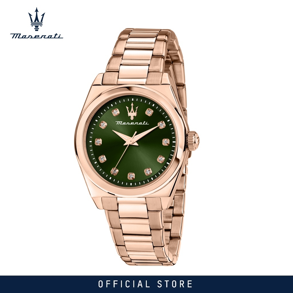 【2 Years Warranty】MASERATI Velocita' 35mm Women's Quartz Watch R8853152501 Japan Movement