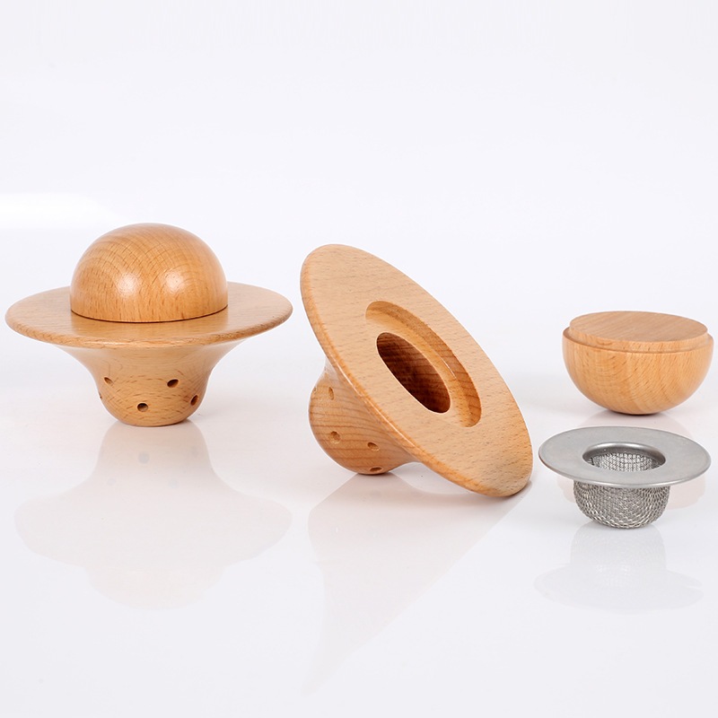 Glass Top Smoker Cocktail Smoker Kit With 4PCS Wood Chips Bartender Accessories For Whiskey Drinks S