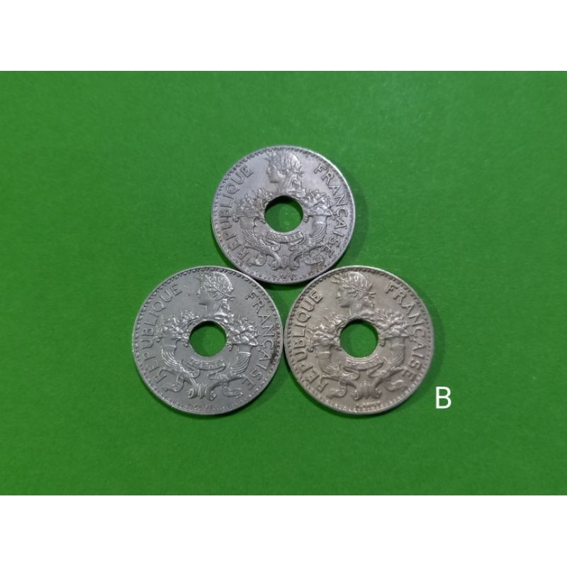 ( BK-507) เหรียญ lndochina 5 Cents ( B )
